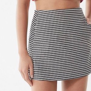 Garage Gingham Mini Skirt
